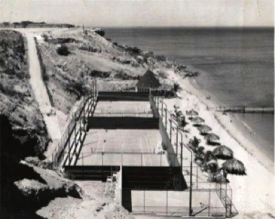 Playa en Club Miramar Cardón 1962